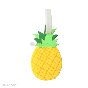 Creative cartoon pineapple luggage tag boarding luggage tag