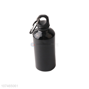 China factory reusable plastic space water bottle with carabiner