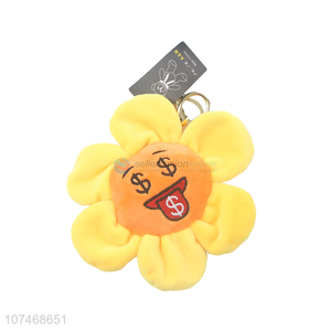 Hot products stuffed flower key chain handbag pendant toy