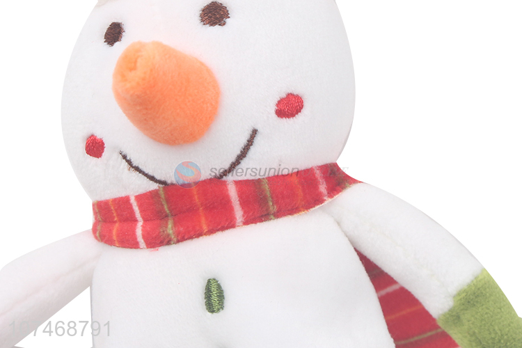 Bottom price stuffed snowman key chain handbag pendant toy