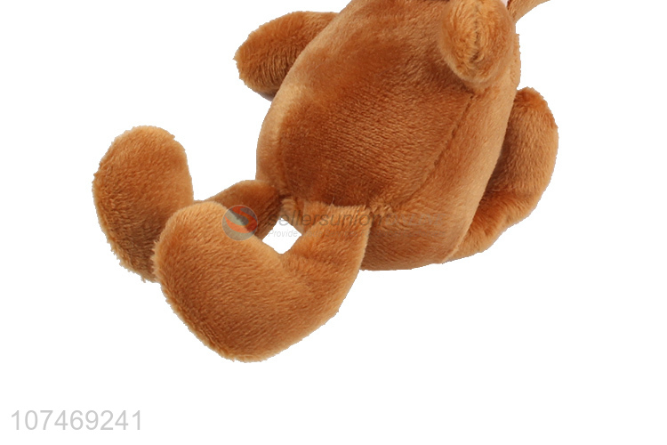 Wholesale Cute Soft Plush Toy Animal Shaped Monkey Keychain