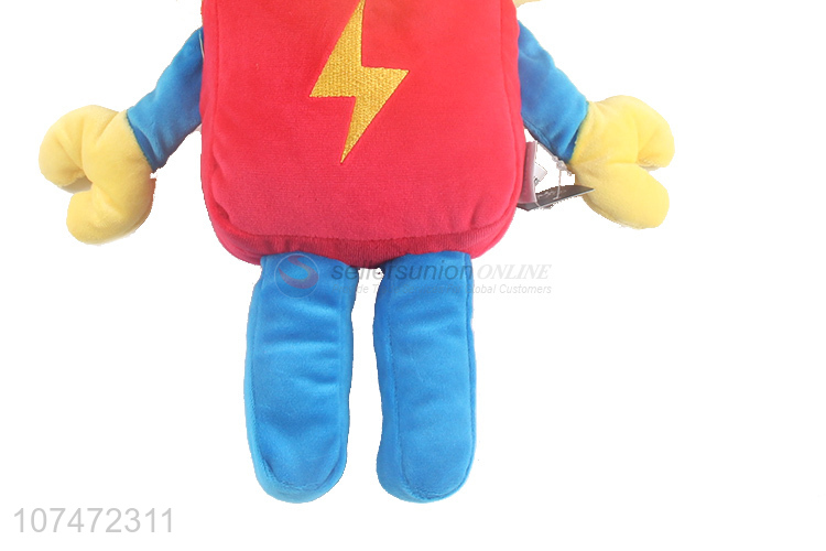 New Design Colorful Cartoon Robot Stuffed Doll Plush Toy