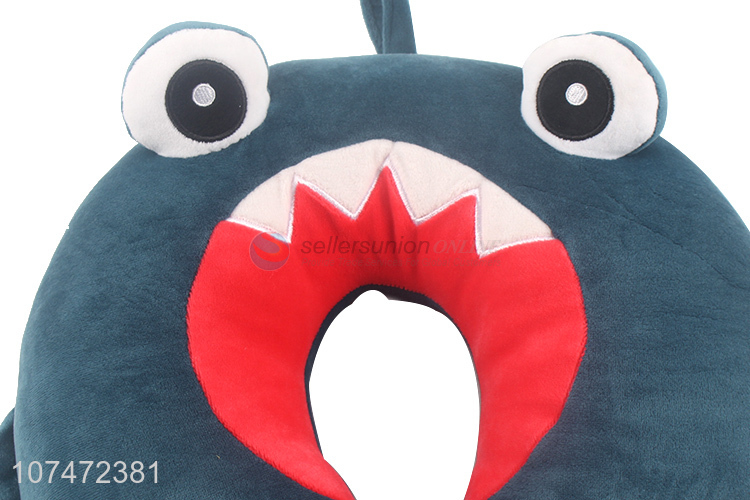 Cartoon Shark Neck Support Doll Soft U Shaped Neck Pillow