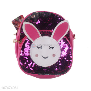 Hot selling kids backpack children sequin shoulder bag crossbody bag