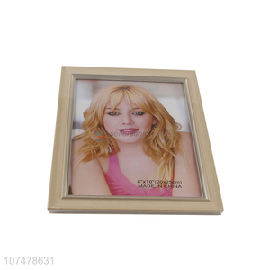 Custom rectangle photo frame with back stander for home decoration