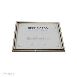 Best quality rectangle certificate frame picture frame