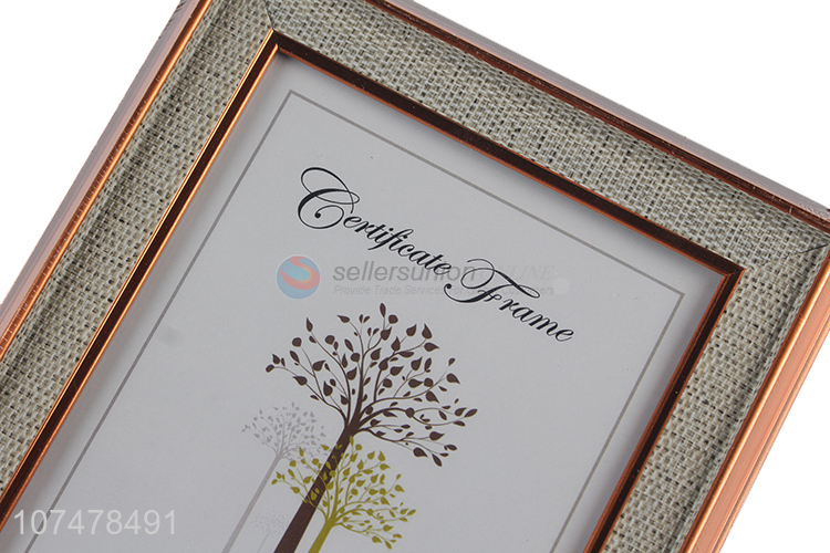 hot selling fashion Photo Frame certificate frame