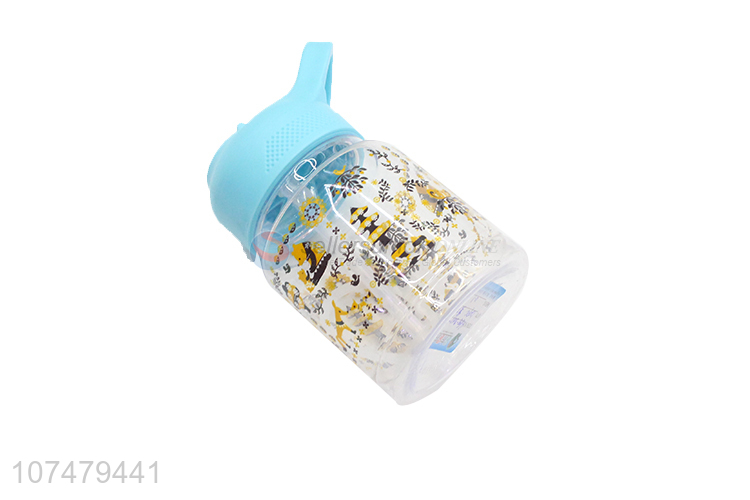 Cute Design Plastic Water Bottle With Handle