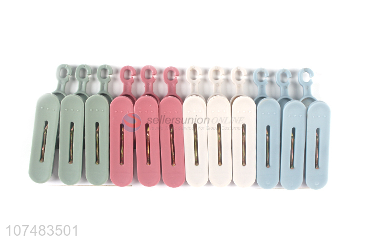 Excellent quality outdoor 12 pegs plastic clothes pegs and clothes line set