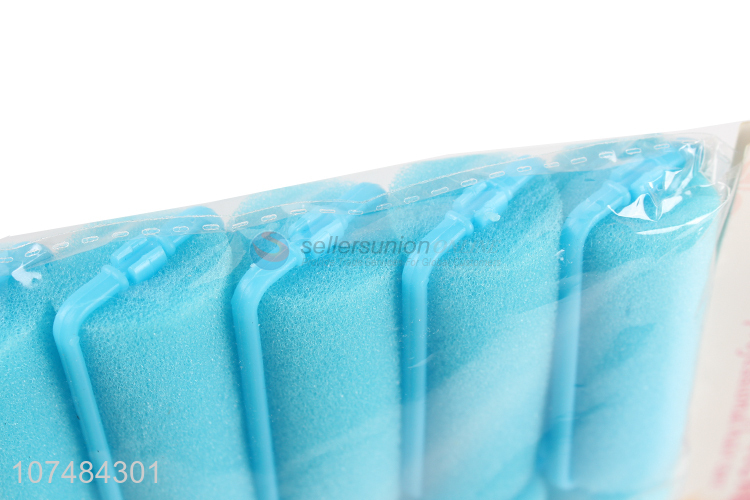 Wholesale durable hairdressing tools safety sponge plastic hair rollers