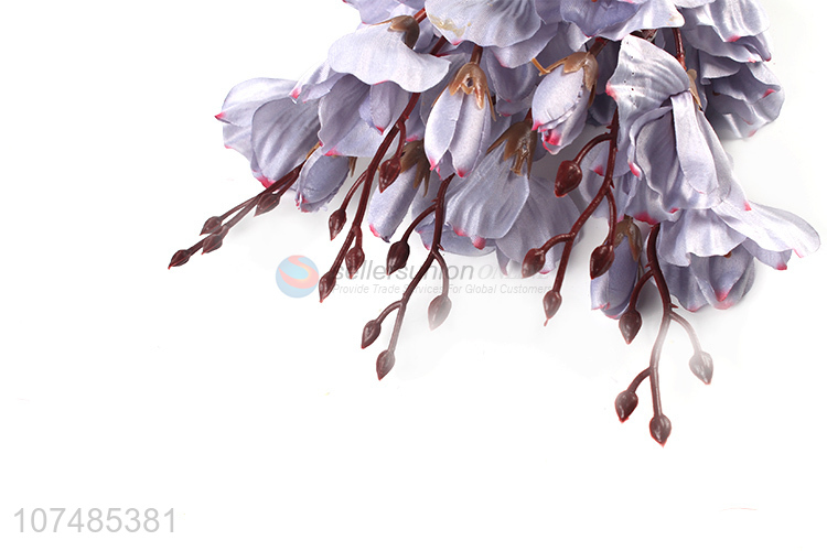 New products decorative 5 heads simulation orchid plastic flowers