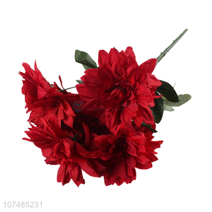 Hot selling decorative 7 heads simulation chrysanthemum plastic flowers