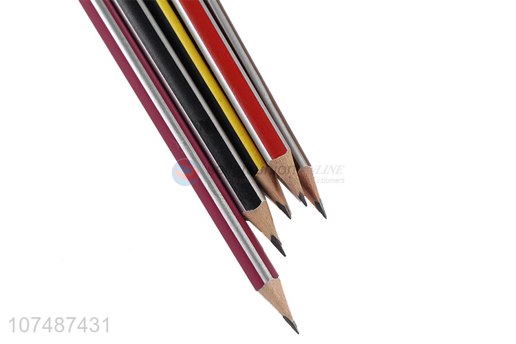 Promotional Price Students Gift 12 Pieces Wooden Pencils Set