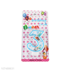 Good Sale Colorful Number Candle Birthday Cake Candle