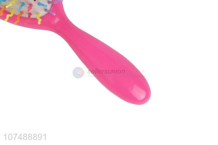 Wholesale Price Colorful Plastic Hair Brush Comb For Kids Children