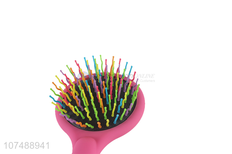 Hot Sell Anti-Static Magic Colorful Wave Rainbow Comb Hair Brush