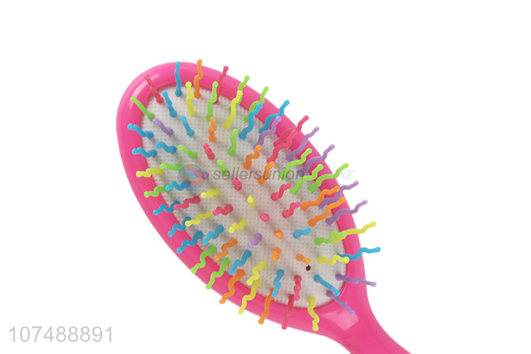 Wholesale Price Colorful Plastic Hair Brush Comb For Kids Children