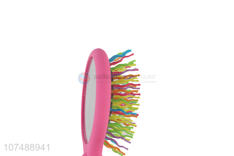 Hot Sell Anti-Static Magic Colorful Wave Rainbow Comb Hair Brush