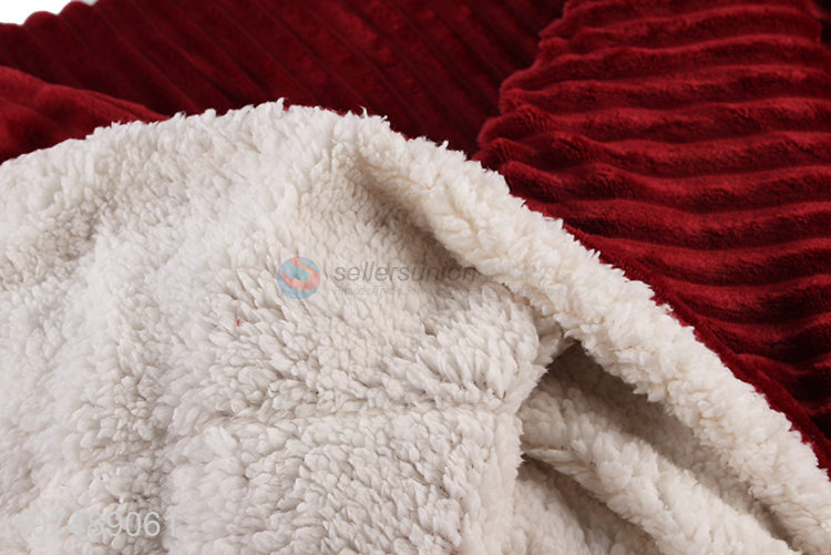 High quality super warm soft berber fleece blanket for winter