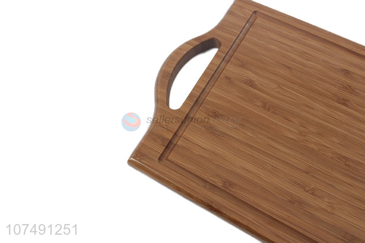 Good Factory Price Kitchen Supplies Bamboo Chopping Board With Handle