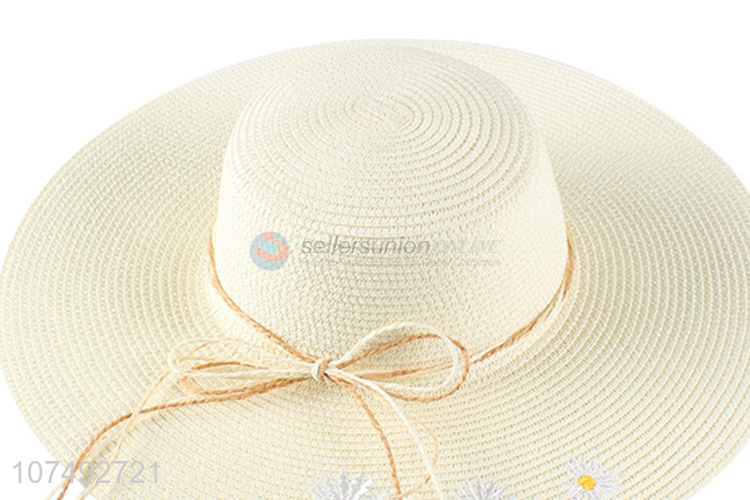 Wholesale Custom Summer Beach Sun Cap Paper Straw Hat