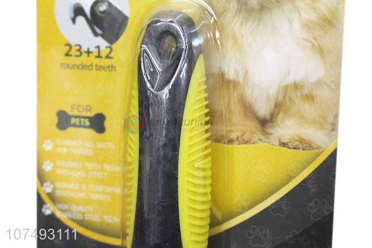 Best Sale Pet Dematting Comb Professional Pet Grooming Tools