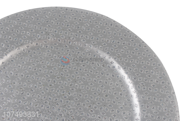 Good market plastic dinnerware round plastic dessert plate