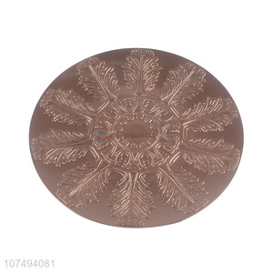 Factory price luxury round plastic plate for party decoration