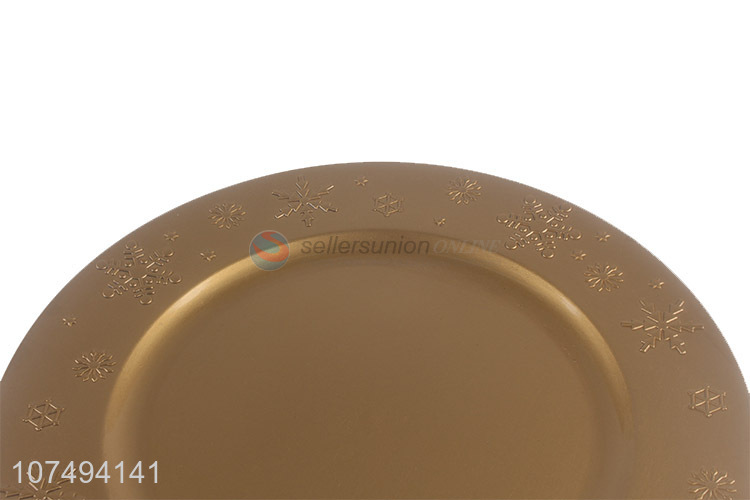 Best quality wedding dinnerware plastic serving plate tray