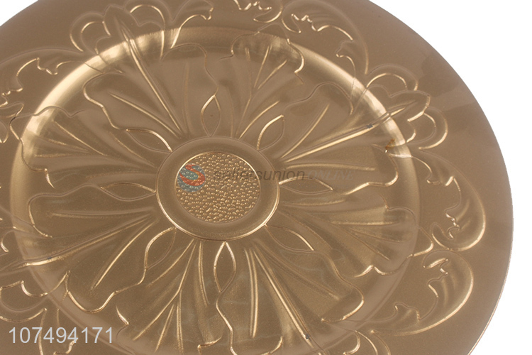 Low price food grade plastic cake plate steak plate