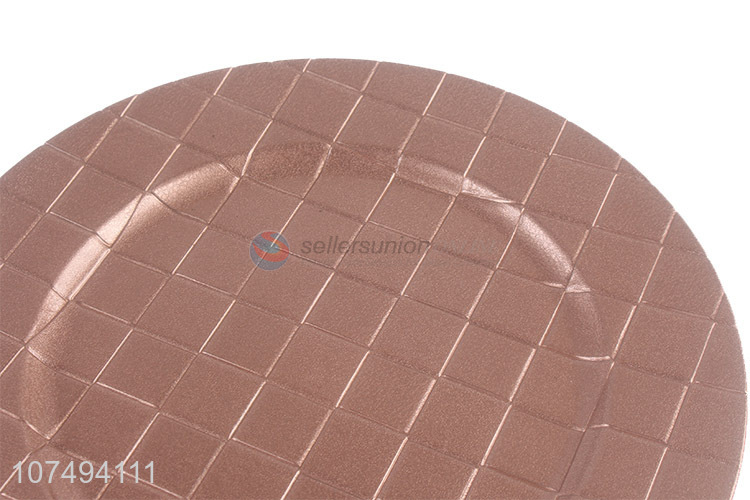 Good supplier unbreakable deluxe plastic dinner dishes food plates