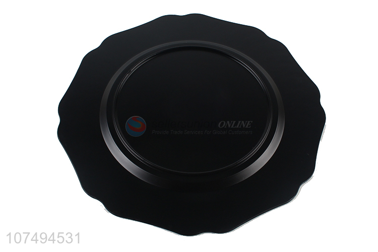 Recent design high-end embossed food serving dish plate