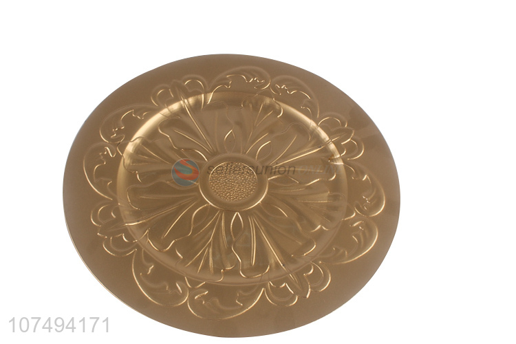 Low price food grade plastic cake plate steak plate