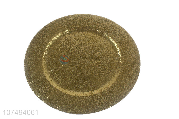 Unique design popular plastic dishes shiny plastic plates