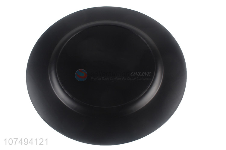 Competitive price western-style round plastic steak plate dinner plate
