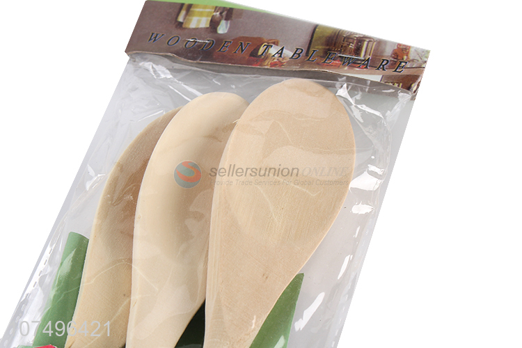 Best selling bamboo kitchen utensil set bamboo spoon set