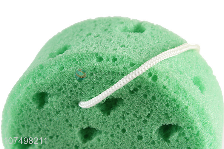 Wholesale cheap round body exfoliating scrub shower sponge