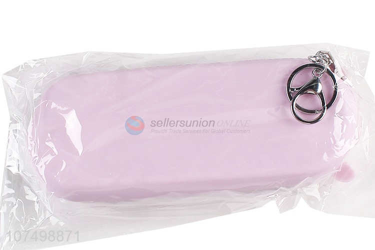 Factory Price Silicone Pen Bag Portable Pencil Bag