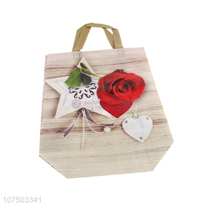 High Quality Portable Non-Woven Shopping Bag Foldable Tote Bag