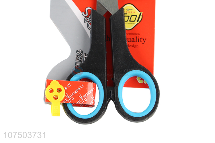 Unique Design Plastic Handle Stainless Steel Office Stationery Scissors