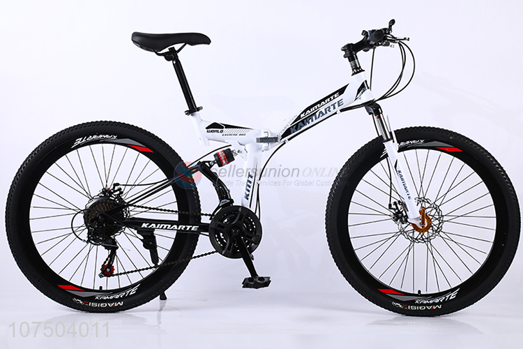 Top Quality Carbon Steel Frame Bicycle 21 Speed Mountain Bike