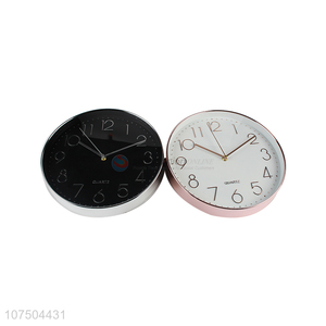 New Design Home Decorative Promotional Gift Simple Round Wall Clock