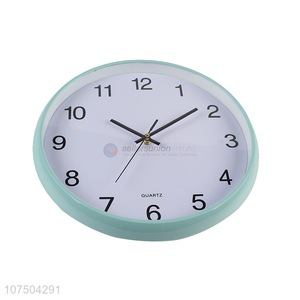 Wholesale Price Home Decoration Simple Round Design Plastic Wall Clock