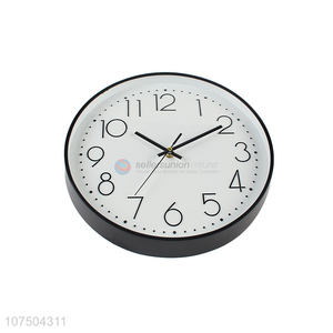 Competitive Price Modern Home Decor Brief Style Round Plastic Wall Clock