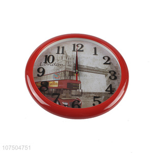 Factory Sell Round Shape Modern Design Wall Clock Cheap Hanging Clock