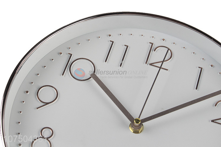 Bottom Price Modern Round Simple Design Plastic Wall Clock For Home Decor