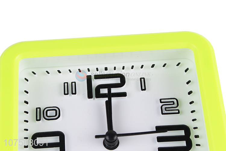 Factory direct sale plastic table alarm clock bedroom clock
