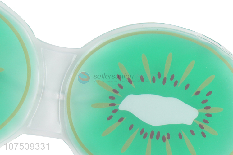 Contracted Design Reusable Fruit Printed Ice Gel Cooling Eye Mask