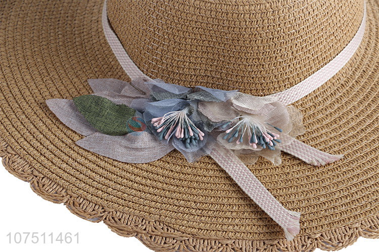 Best selling stylish straw sun hat beach hat for women