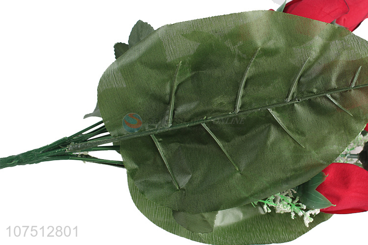 Wholesale Artificial Rose Plastic Simulation Bouquet